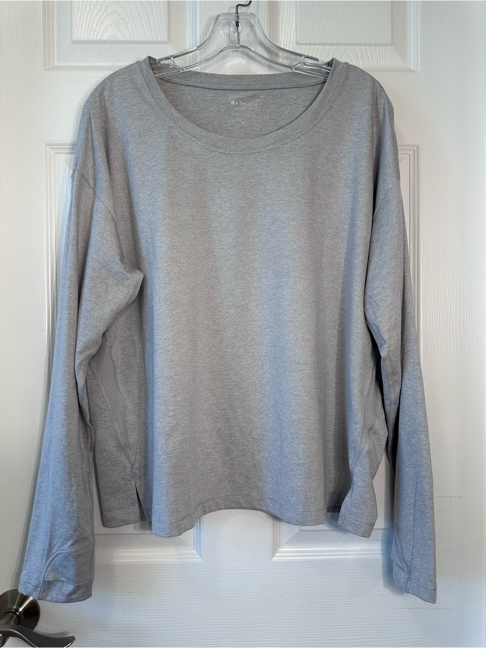 Athleta Uptempo II Long-Sleeve Crew Grey XL